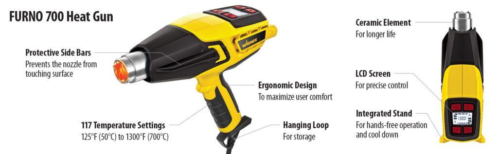 Wagner Furno 700 12.5 amps 1500 W 120 V Digital Heat Gun