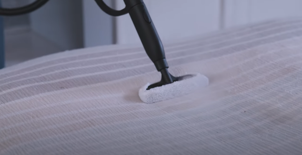 steam cleaning bedding