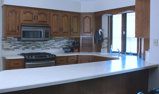 kitchen before painting