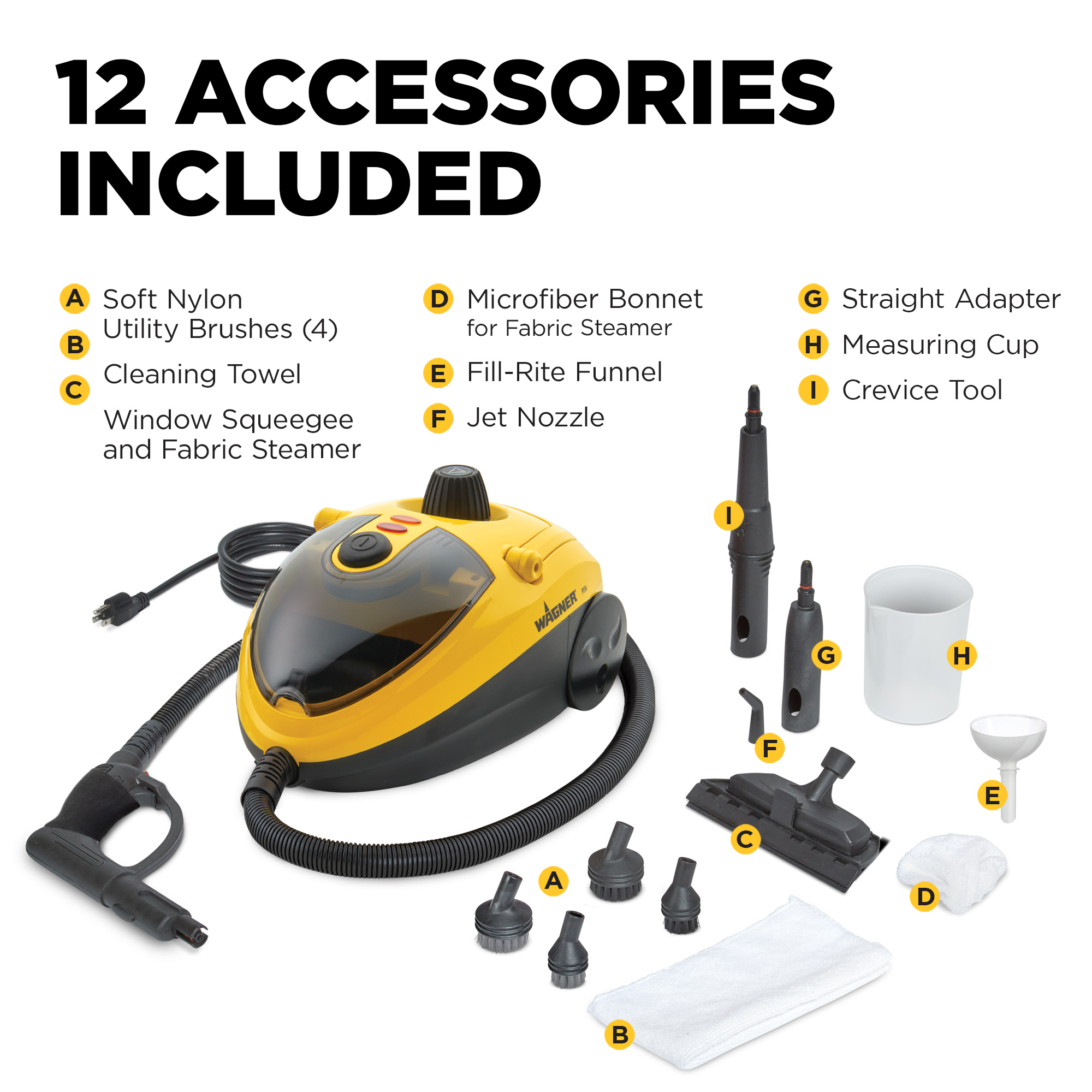 NEW W 905e Steamer Accessories info