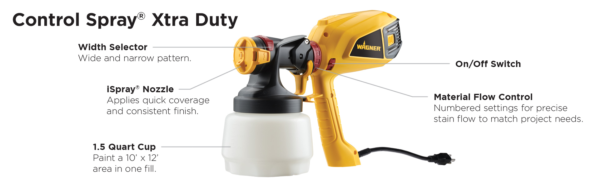 Control Spray Xtra Duty Sprayer Wagner SprayTech