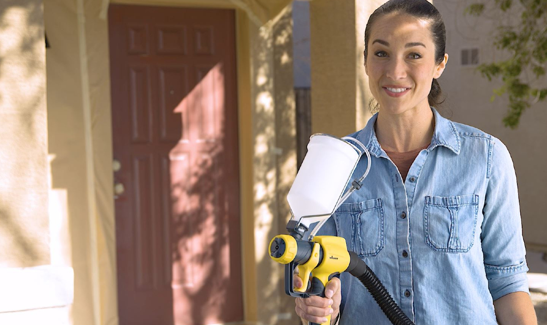 How to Paint a Front Door with a Paint Sprayer