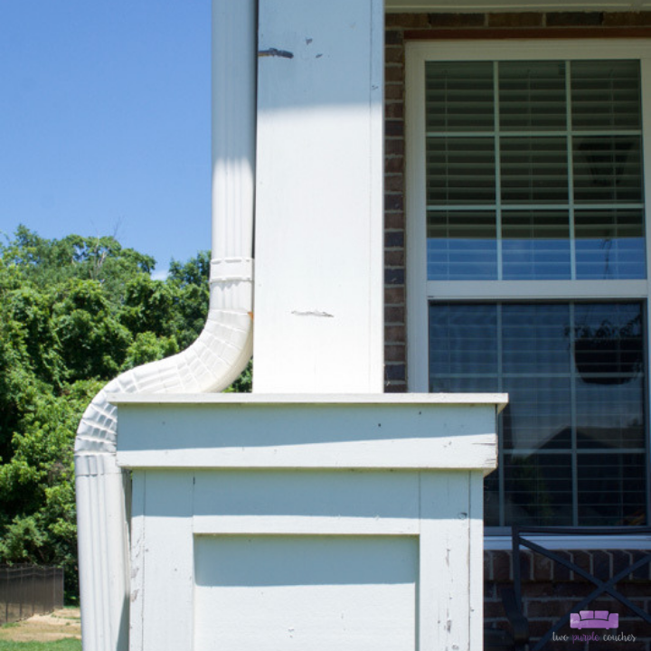 Columns in desperate need of a paint job