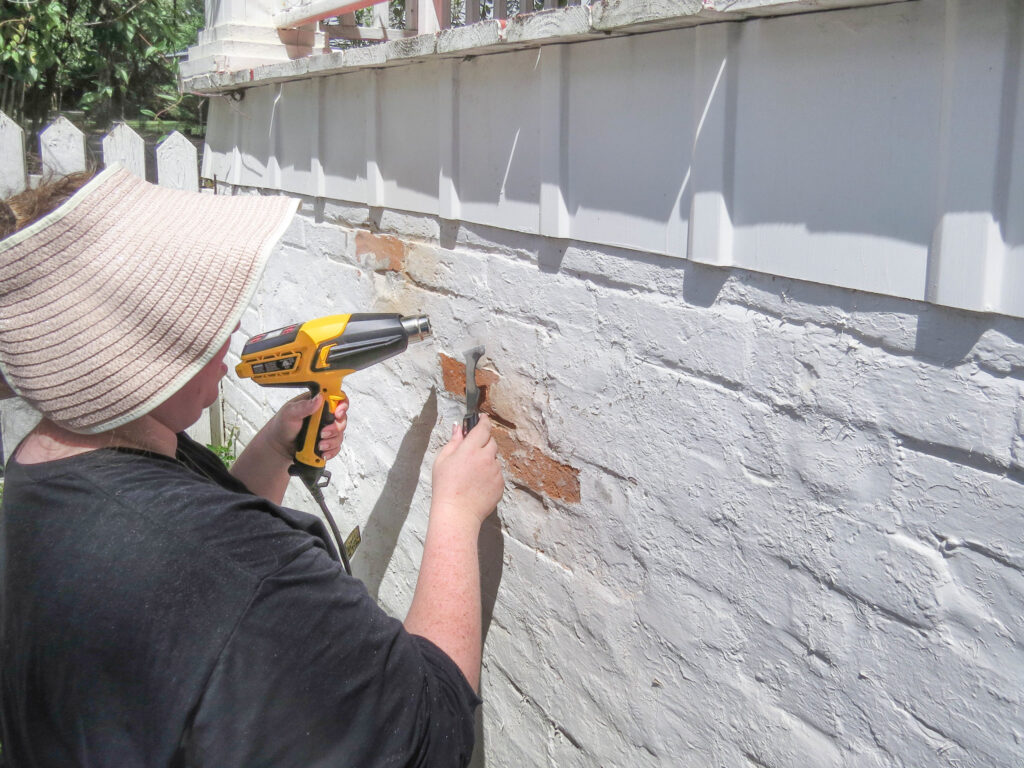 Lush Exterior Brick Paint Removal Image Illustration Lush Exterior Brick Paint Removal Image Illustration