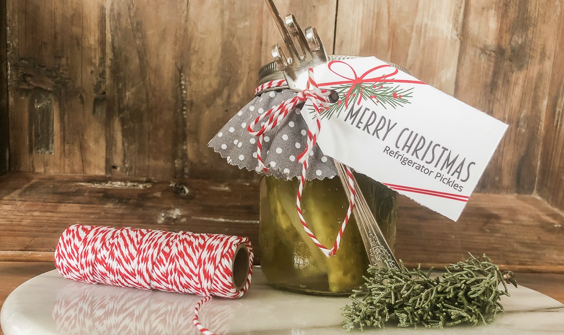 Gift your pickle fork with a jar of pickles