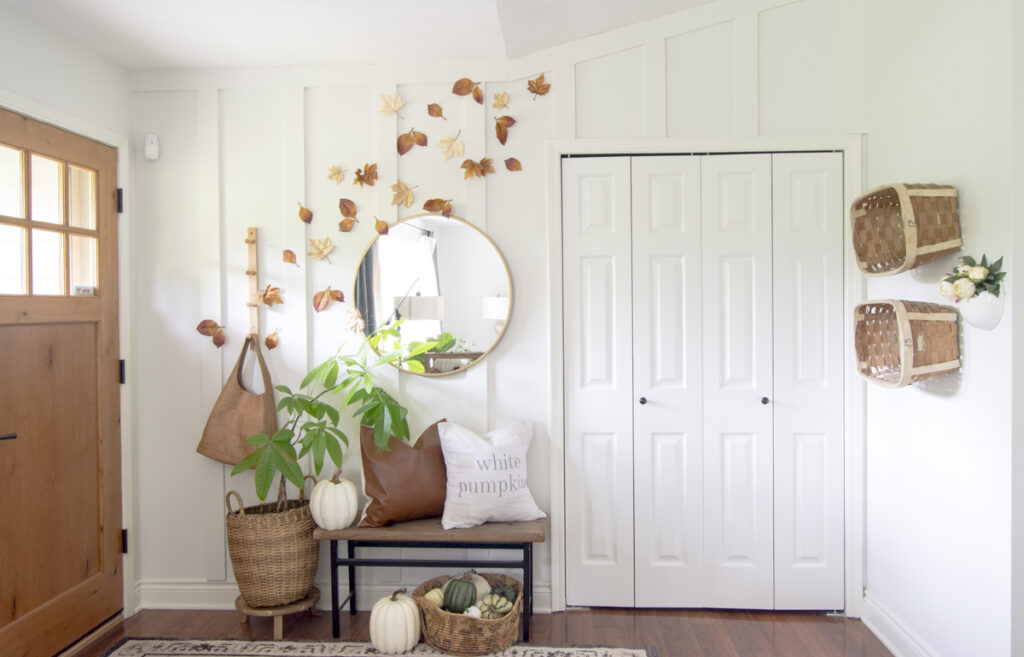 Entryway Painted Doors Wagner Feature www.graceinmyspace.com .jpg