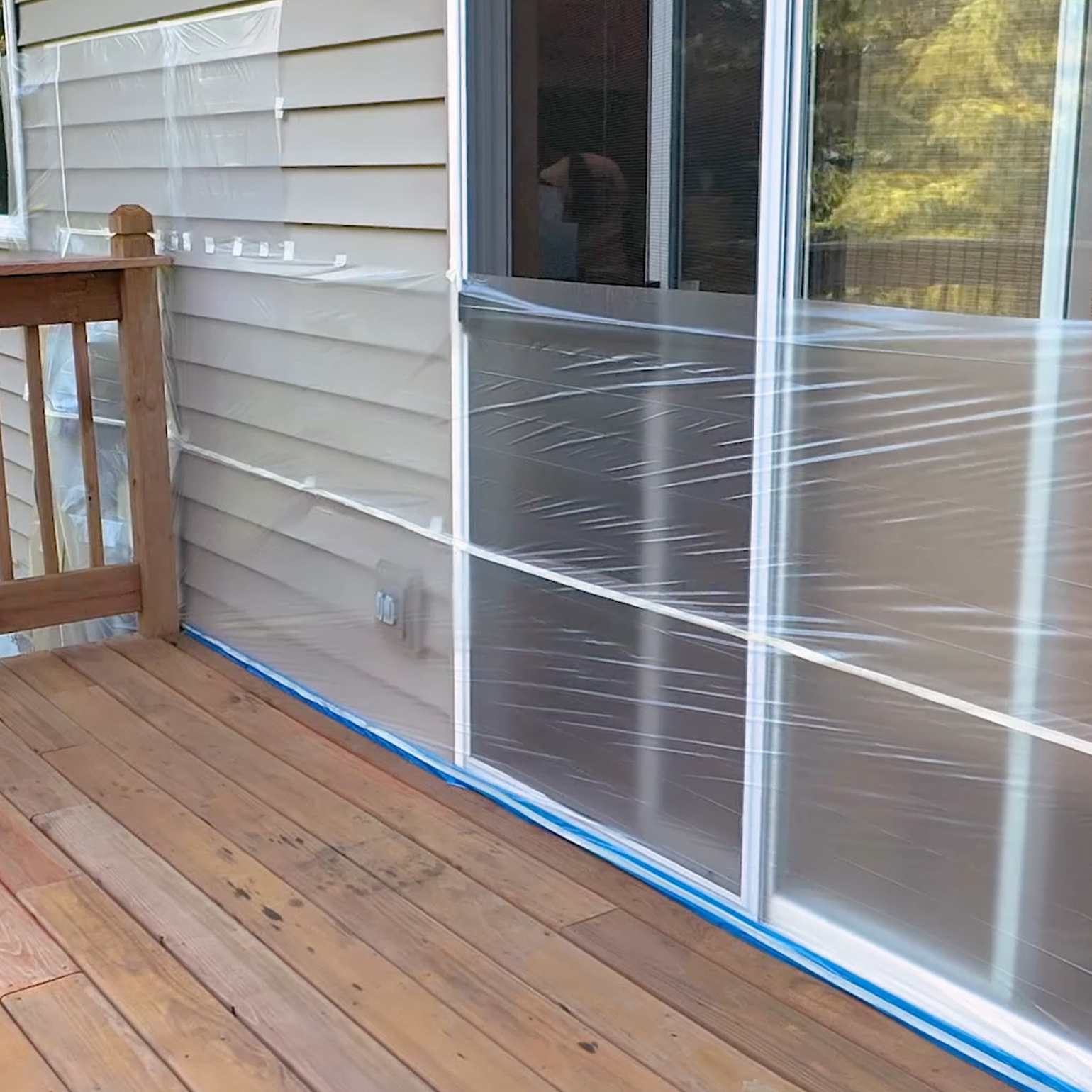 PREPARATION FOR PAINT SPRAYING