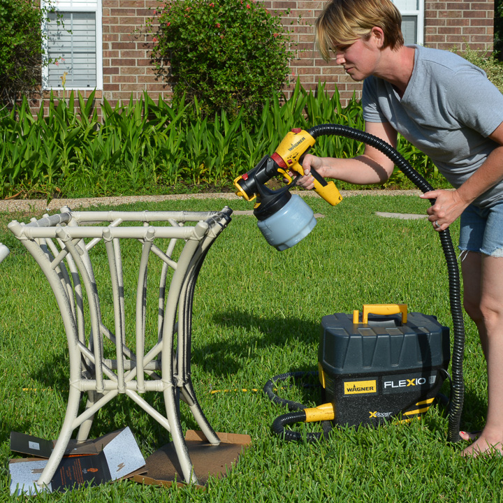 Use a paint sprayer