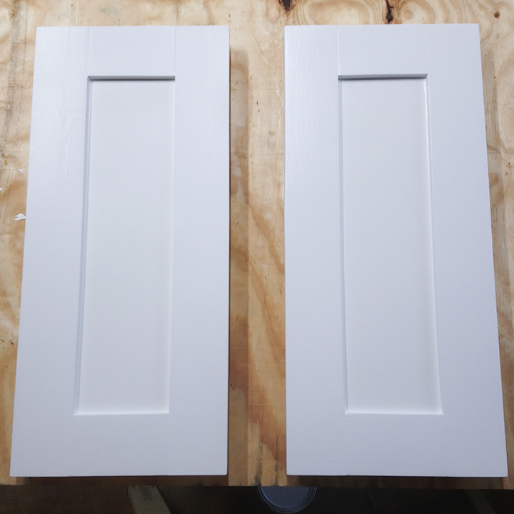 Paint cabinet doors