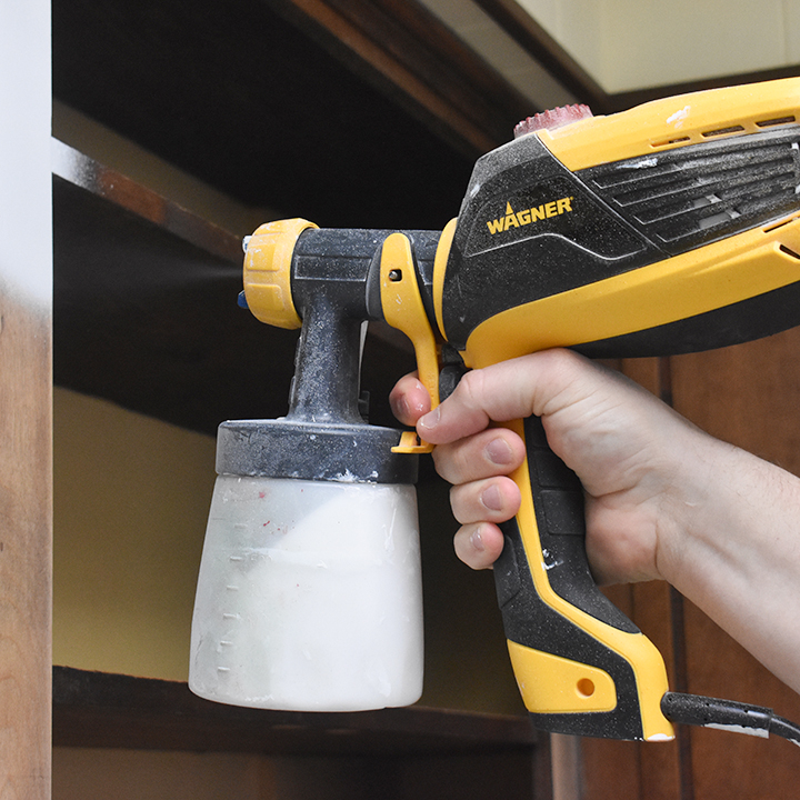 Paint cabinet frames