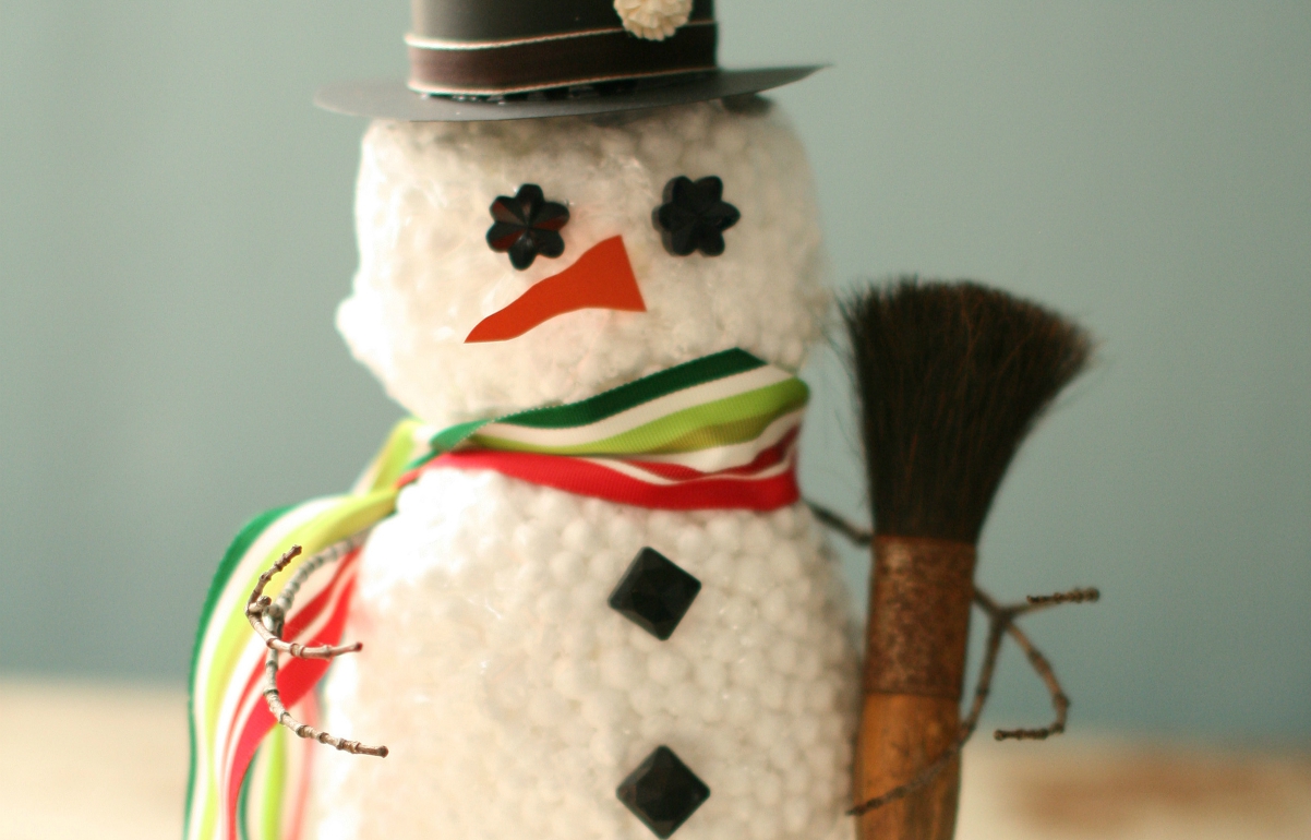 How to Make A Decorative Snowman