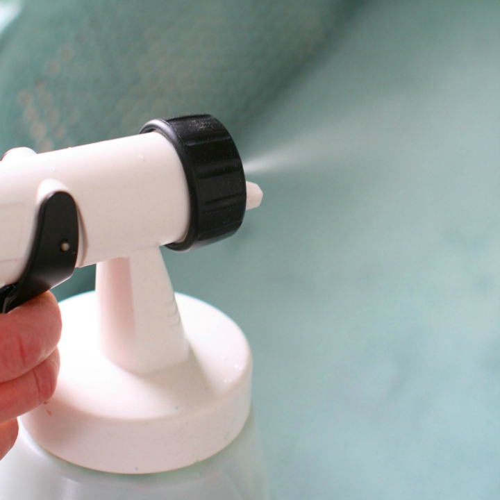 Using saltwash in a sprayer