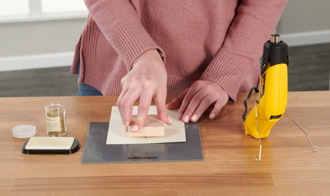 Apply the Stamp to Your Paper