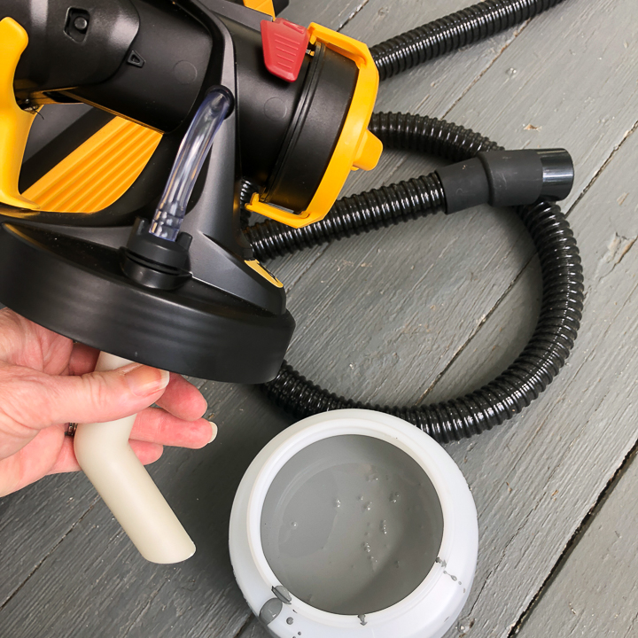 Scrape and sand if necessary, then mask