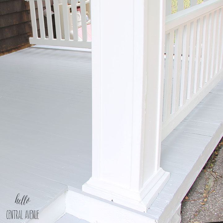 Clean your sprayer and enjoy your painted porch!