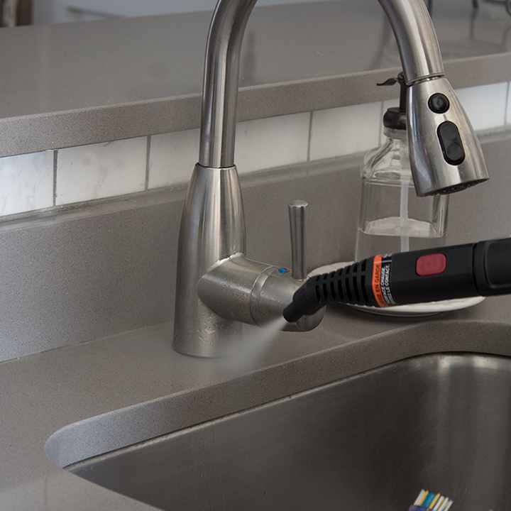 Cleaning the Kitchen Sink