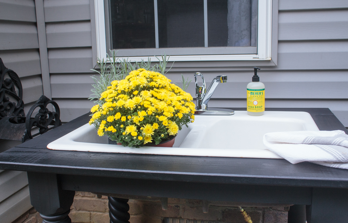 Makeover An Outdoor Utility Sink