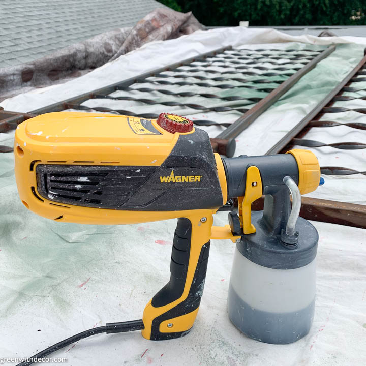 Select sprayer settings