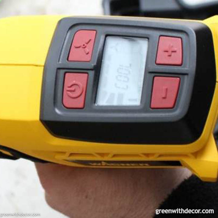 Let your heat gun cool