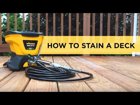 How to Stain a Deck Video thumbnail