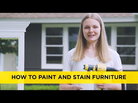 How to paint and stain furniture