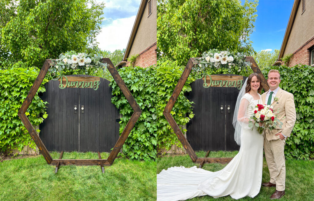 WAGNER DIY Hexagon Wedding Arch 1200x770