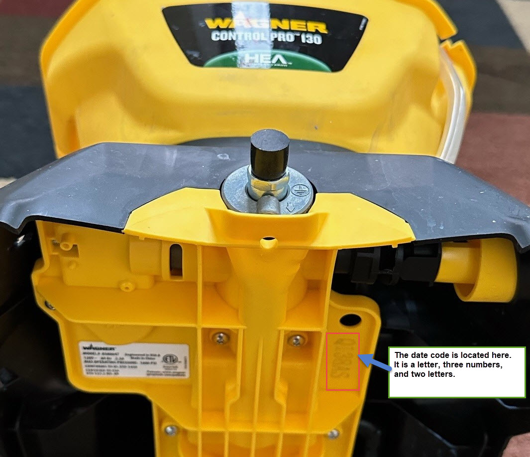 Wagner Control Pro 130 date code