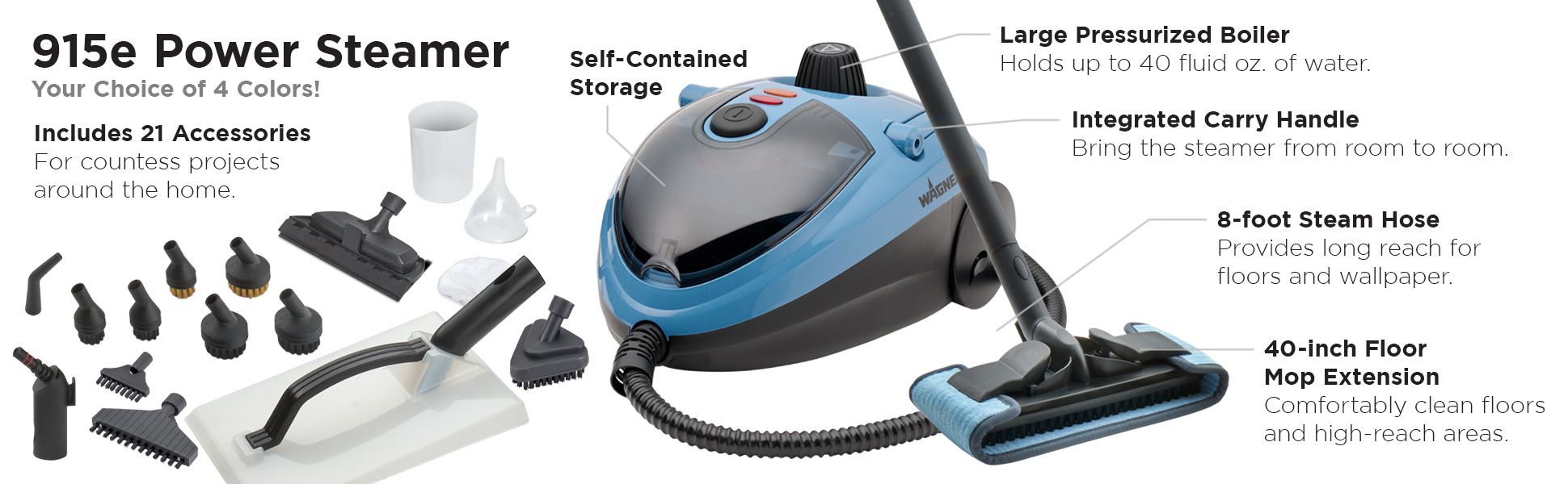 915e Power Steamer Bundle - Wagner SprayTech